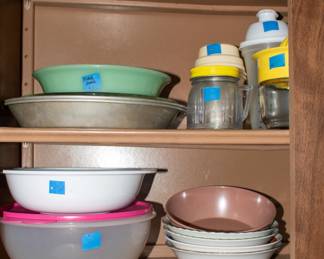 Baking pans, bowls, citrus juicers.