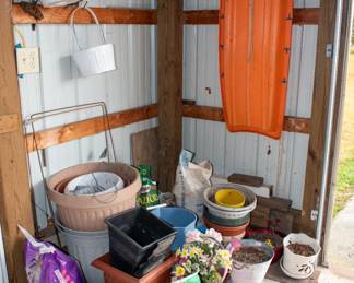 Flower pots and more.