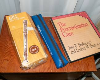 Recorders, book.