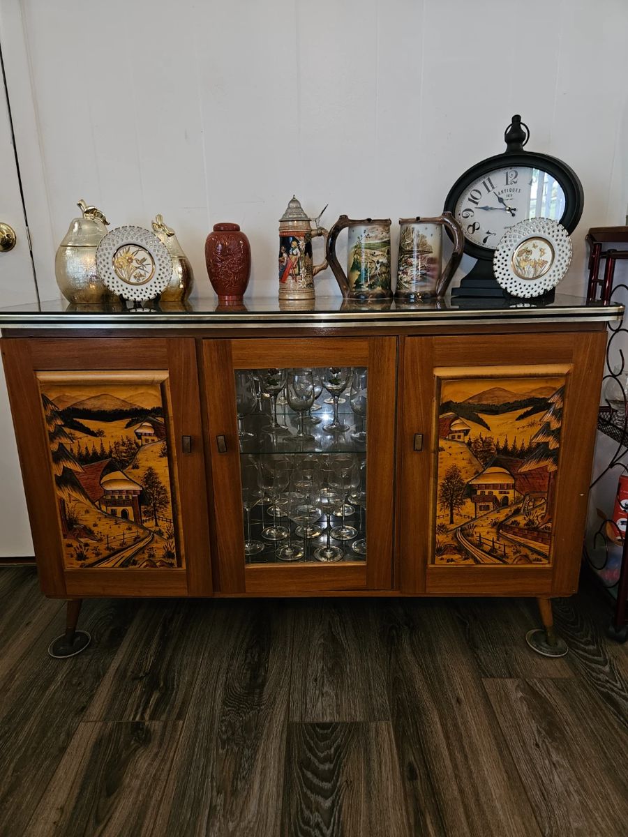 Hand-carved Sideboard from Germany - believed to be from the Black Forest.