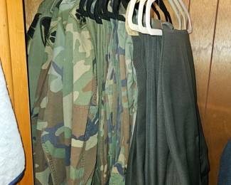 Military Camo and Dress Greys