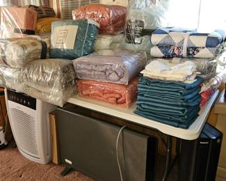 New blankets and bedding