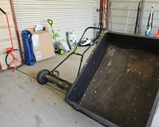 Reel Mower, wagon cart