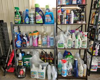 Cleaning and painting supplies