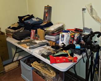 New and gently used men's clothing