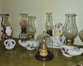 Vintage Oil Lamps