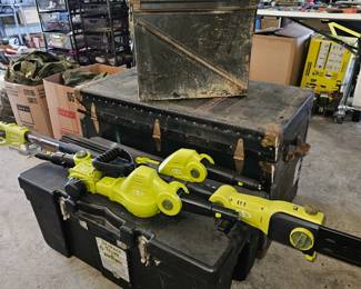 Military Footlocker and Ammo Box