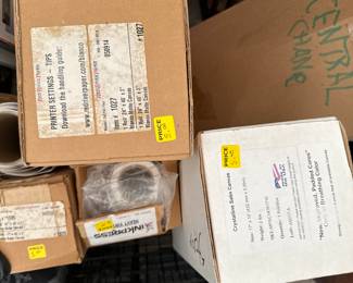 Printer paper and canvas rolls