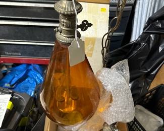 Super cool MCM shag pendant lights - have two