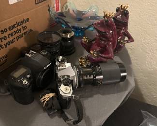 Lots of camera gear, and beautiful glass