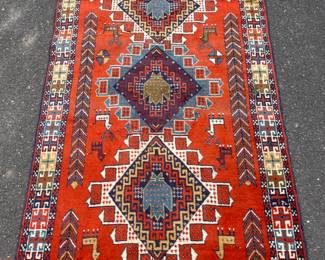One of several Oriental rugs.