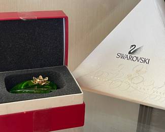 Baccarat and Swarovski.