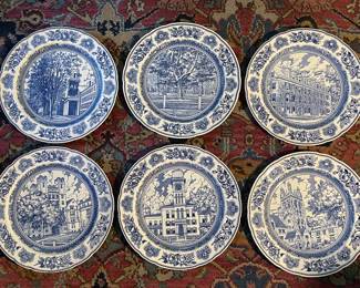 Wedgwood Yale plates.