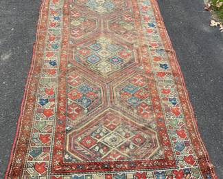 Antique Oriental rug.