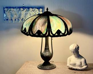 Puffy slag lamp.
