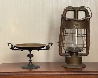 Deitz railroad lamp.