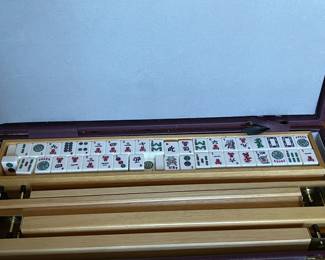 Mahjong set.