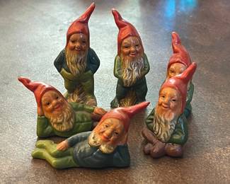 Vintage German gnomes.