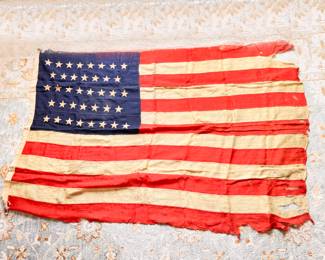 ANTIQUE AMERICAN FLAG