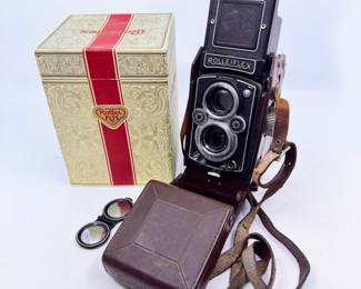 VINTAGE ROLLEIFLEX CAMERA IN ORIG BOX