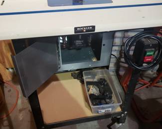 Rocker Router Table w/Porter cable Router - Cart wired and ready to go