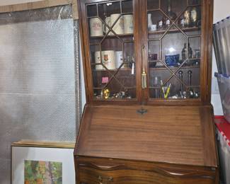 Mahogany secretary desk