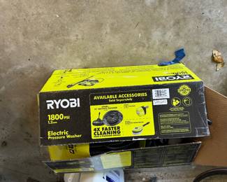 Ryobi Electric pressure washer.