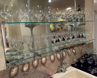 Vintage stemware.