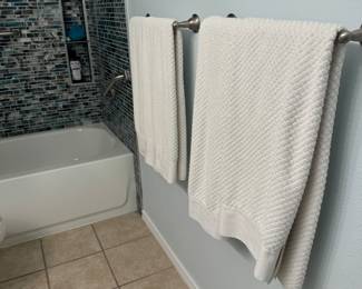 Bath linens.