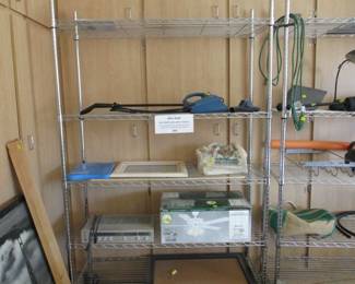 Metal Shelving Racks (5 available)