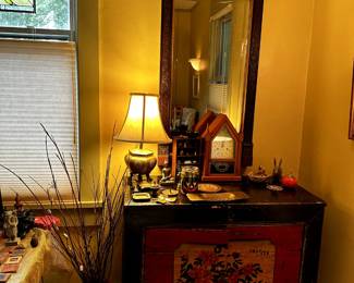 Cabinet with an Asian feel