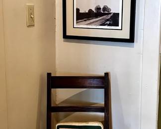 lovely chair and artwork