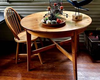 solid wood table perfect for dining!