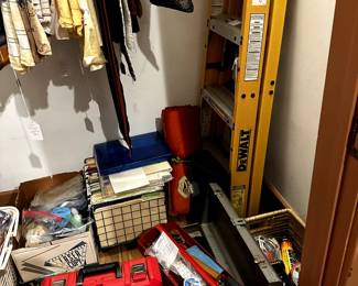 Tools and a sturdy ladder