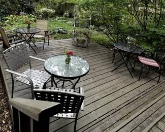 3 outdoor dining table with chairs