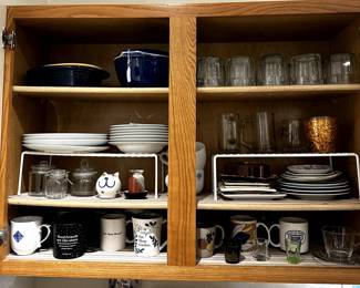 dishes and fun cups/glassware