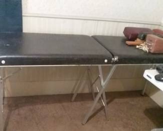 Vintage massage table