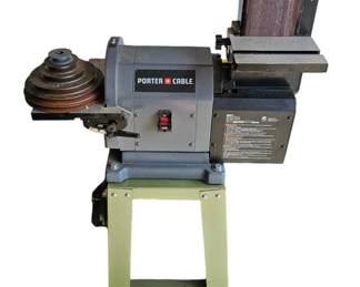 Porter cable vertical belt sander on stand