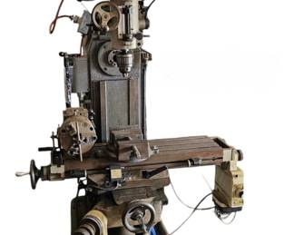 Rockwell drilling machine with  huge shelf of accessories 