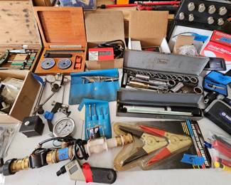 More items on work bench