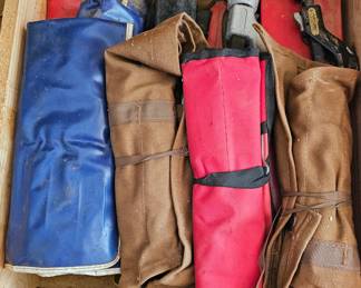 Various wrapped tools within the toolbox