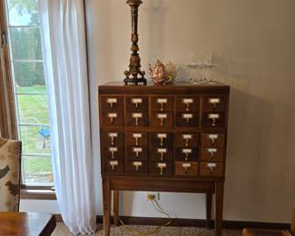 4 piece card cabinet