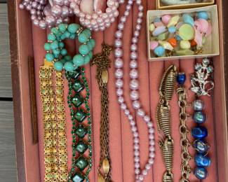 Fashion jewelry, including antique pieces.