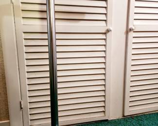 Streamline chrome floor lamp