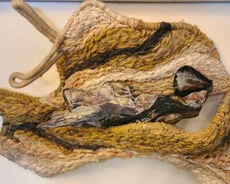 Carol Adams fiber sculpture 