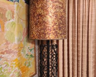 Vintage iron lamp