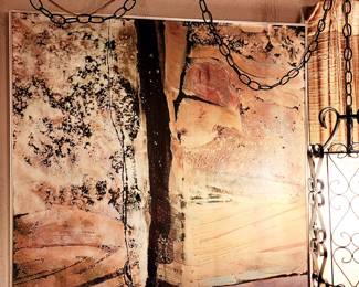 Mary Ellen Mc Dermott large scale enamel copper panel ( from museum exhibitions)