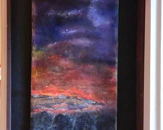 Enamel panel by Siona Benjamin 