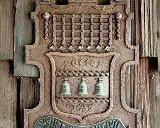 Large cast iron panel