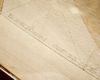 Signed Mieczkowski painting 1976